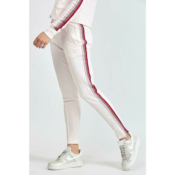 Bandier X Twenty Olympic Mesh Track Pants Petal Pink Stripe Womens Size Medium - Picture 2 of 8